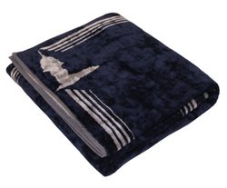 Полотенце пляжное 95х150 Trussardi Frame 002 blue