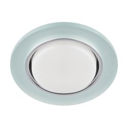 Светильник встраиваемый cо светодиодной подсветкой ЭРА DK LD51 FR под лампу GX53 белый матовый | Встраиваемые LED светильники