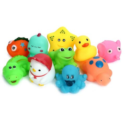 Набор игрушек для ванной 10шт, сетка 508-276