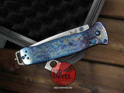 Нож Benchmade Bailout 537 "Огненный" Титан