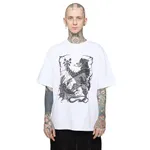 Футболка Волчок Warrior Wolf белая