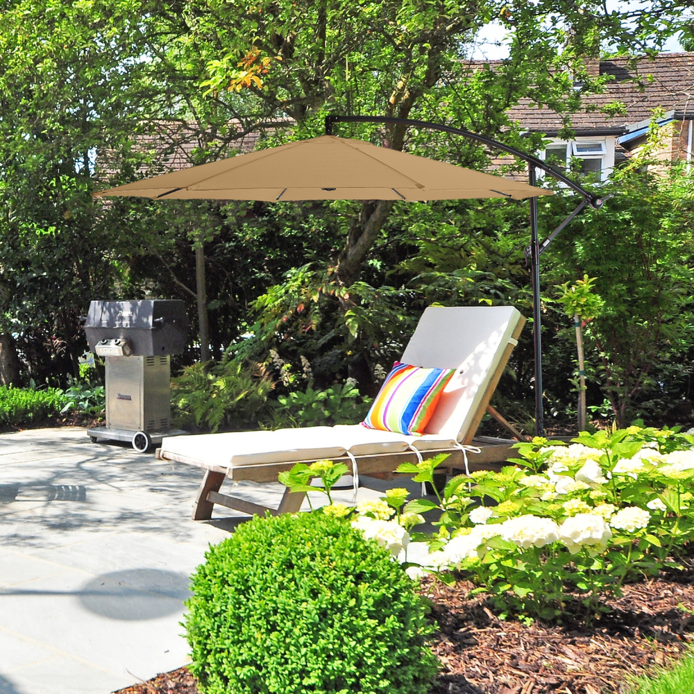 Зонт садовый Green Glade 8003 светло-коричневый