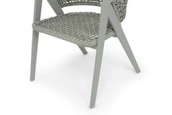 "Амстердам" плетеный стул из искусственного ротанга, цвет серый