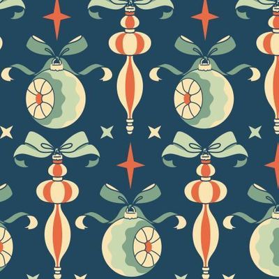 Рождественские украшения. Винтажные новогодние игрушки