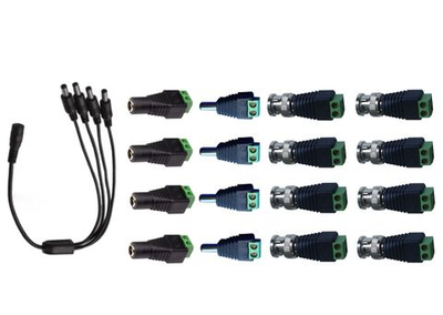 Комплект разъёмов для подключения 4х видеокамер