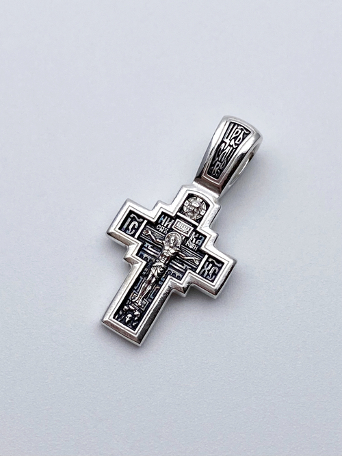 Крест из серебра/Чернение/С.Радонежский