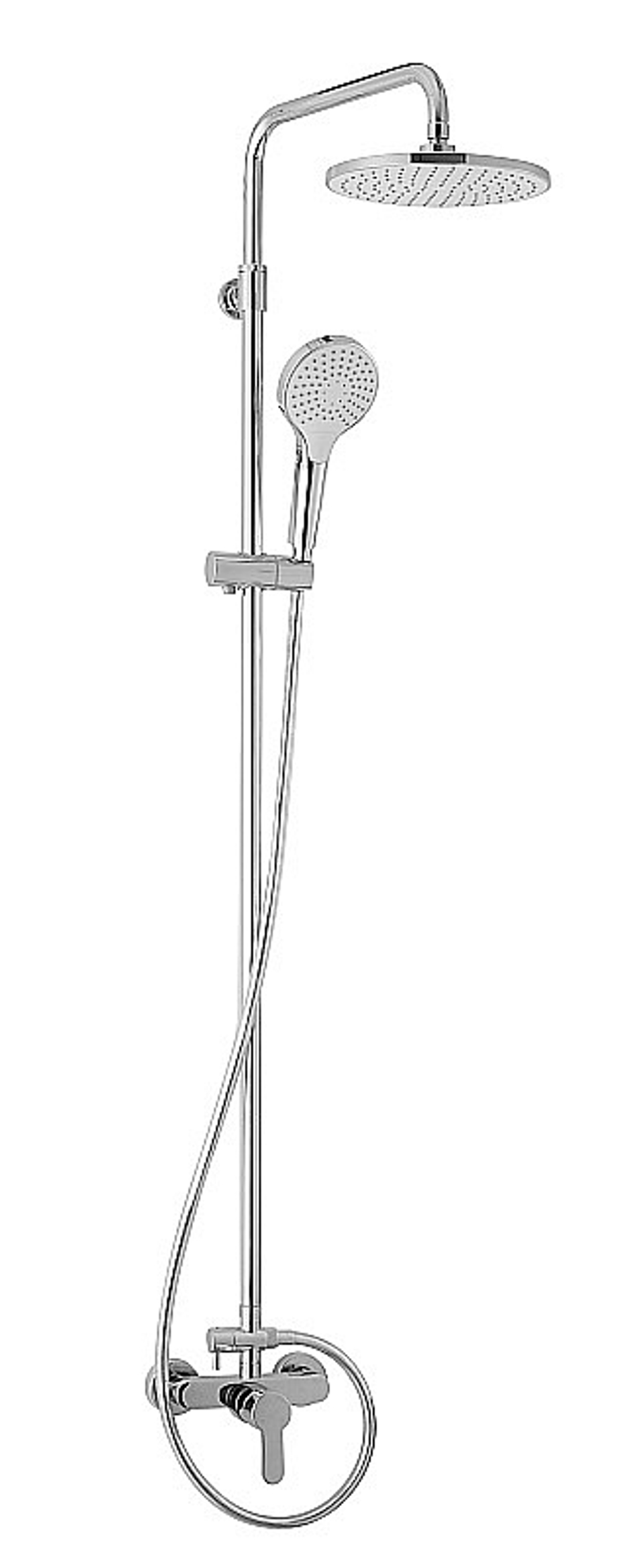 Душевая система Azario TEVIS AZ-15780161 хром