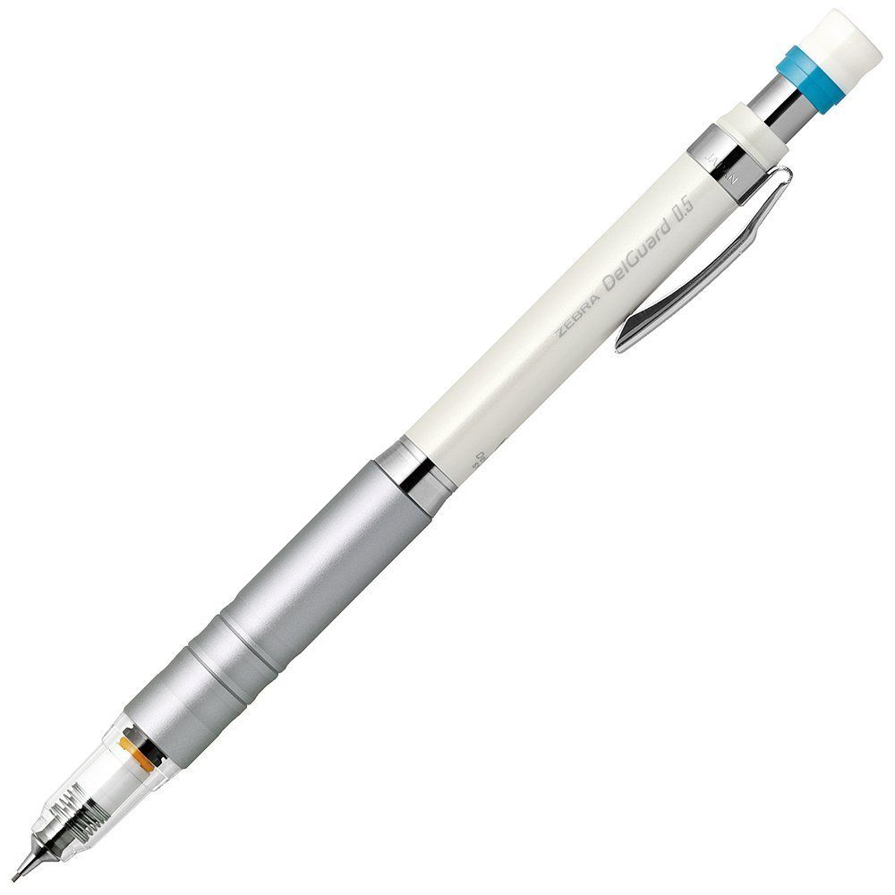 Механический карандаш 0,5 мм Zebra DelGuard Lx (белый)