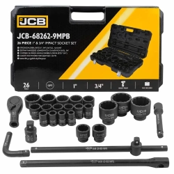 Набор инструментов ударных 26пр, 3/4'', 1''(12гр.) JCB JCB-68262-9MPB