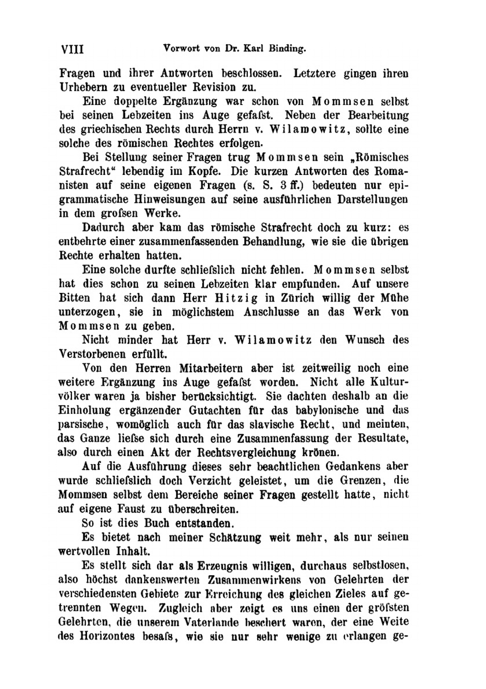 Zum Ältesten Strafrecht Der Kulturvölker. Fragen Zur Rechtsvergleichung | Th. Mommsen
