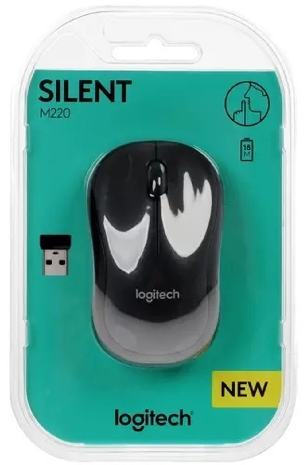 Мышь Logitech M220 910-004878 серый