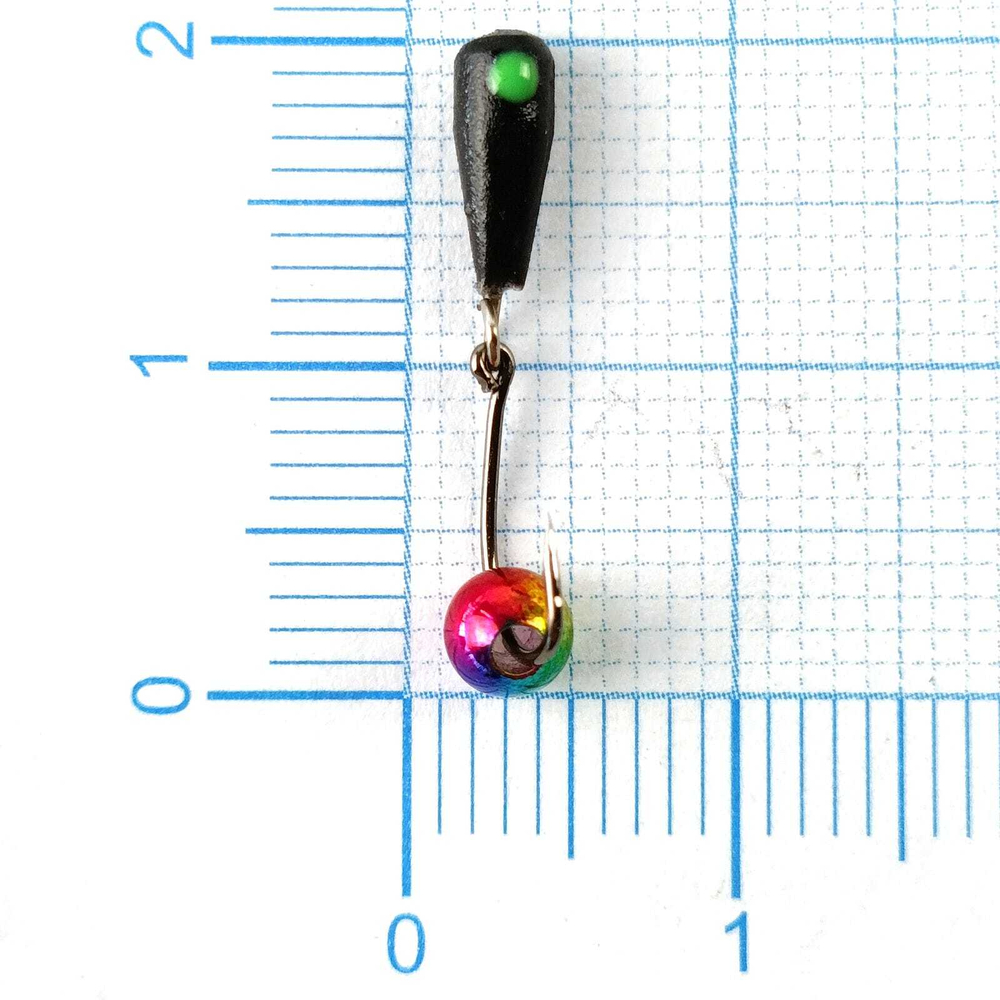 Мормышка Владимирская "Капля-Дипломат" (3мм, 0.7гр)