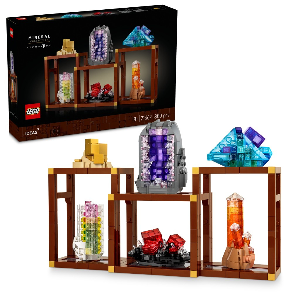Конструктор LEGO Ideas 21362 Коллекция минералов — фото 1