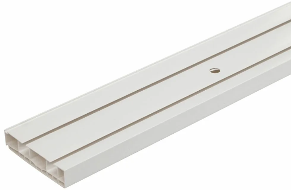 Карниз Шина комплект 2-х ряд ПВХ "Волшебная палочка" 2,2м Карниз Шина комплект 2-х ряд ПВХ "Волшебная палочка" 2,2м