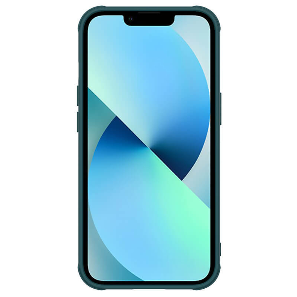 Противоударный чехол Nillkin CAMSHIELD Leather Case с защитой камеры для iPhone 13