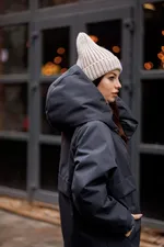 Парка ko-ko-ko Утепленная женская антрацит