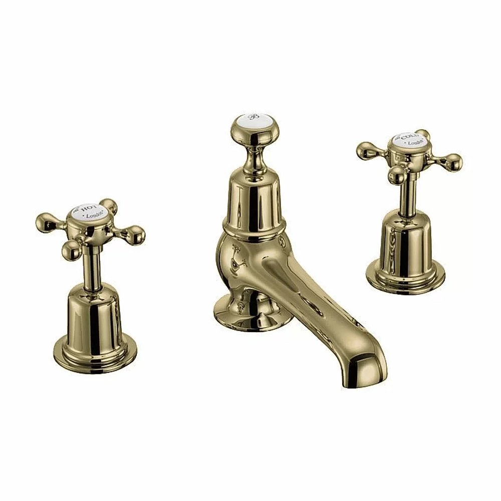 Смеситель для раковины Burlington CL12-QT GOLD золото
