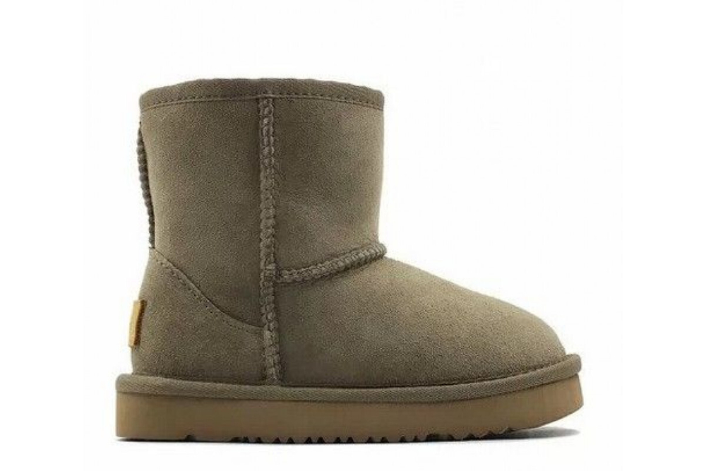 UGG Kids Classic Short II Khaki