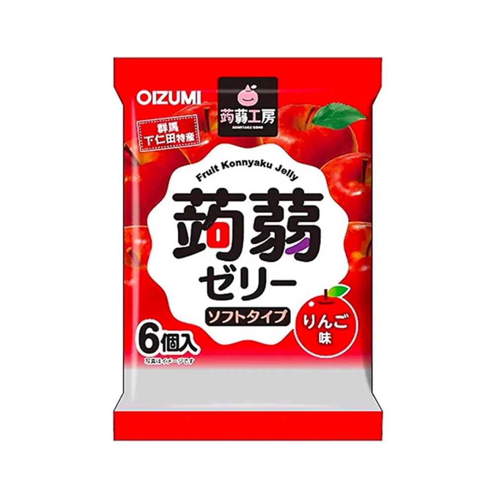 Желе “Oizumi” порционное Конняку со вкусом яблока 6шт, м/у, 96г