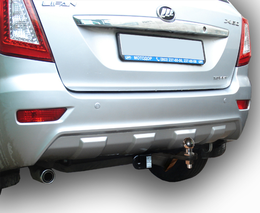 Фаркоп(прицепное) Лидер-Плюс для CHERY TIGGO 2005- ,LIFAN X60 2011- (паспорт и сертификат в комплекте)(без электрики)C105-AE