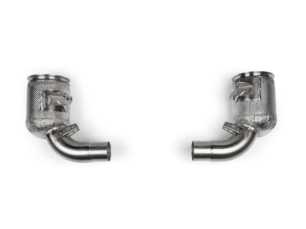 Akrapovic Линк-пайпы с спорт-катализатором (SS) Porsche 911 Carrera / T / S / 4S / Cabriolet / Targa (992.2) L-PO/SS/6