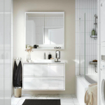 Зеркальный шкаф - FAXÄLVEN / FAXАLVEN IKEA/  ФАКСЭЛЬВЕН ИКЕА , 100х15х95  см, белый