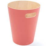 Корзина для мусора woodrow, 7,5 л, коралловая