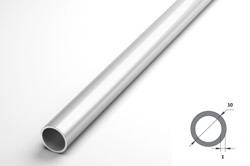 Алюминиевая труба 10х1 L=2м