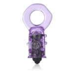 Эрекционное кольцо с вибро-стимуляцией Hook It Up (3 скорости) (Цвет: фиолетовый)