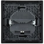 FORTE&PIANO Розетка 1-местная с заземлением с защитными шторками винтовое крепление 16А USB A+C 18Вт FP147 черный IEK