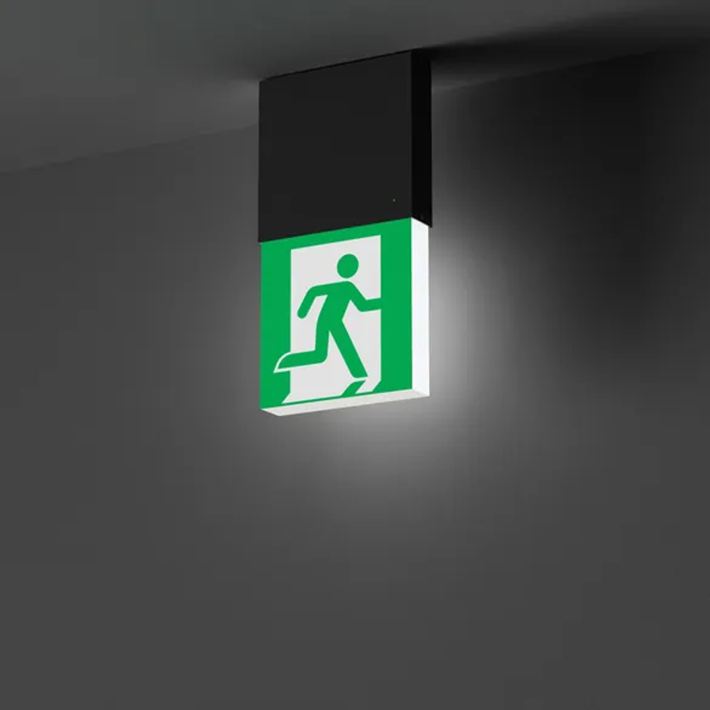 Световой указатель EMG-MARK-M-3H-BK (Arlight, IP40 Металл, 5 лет) 057966