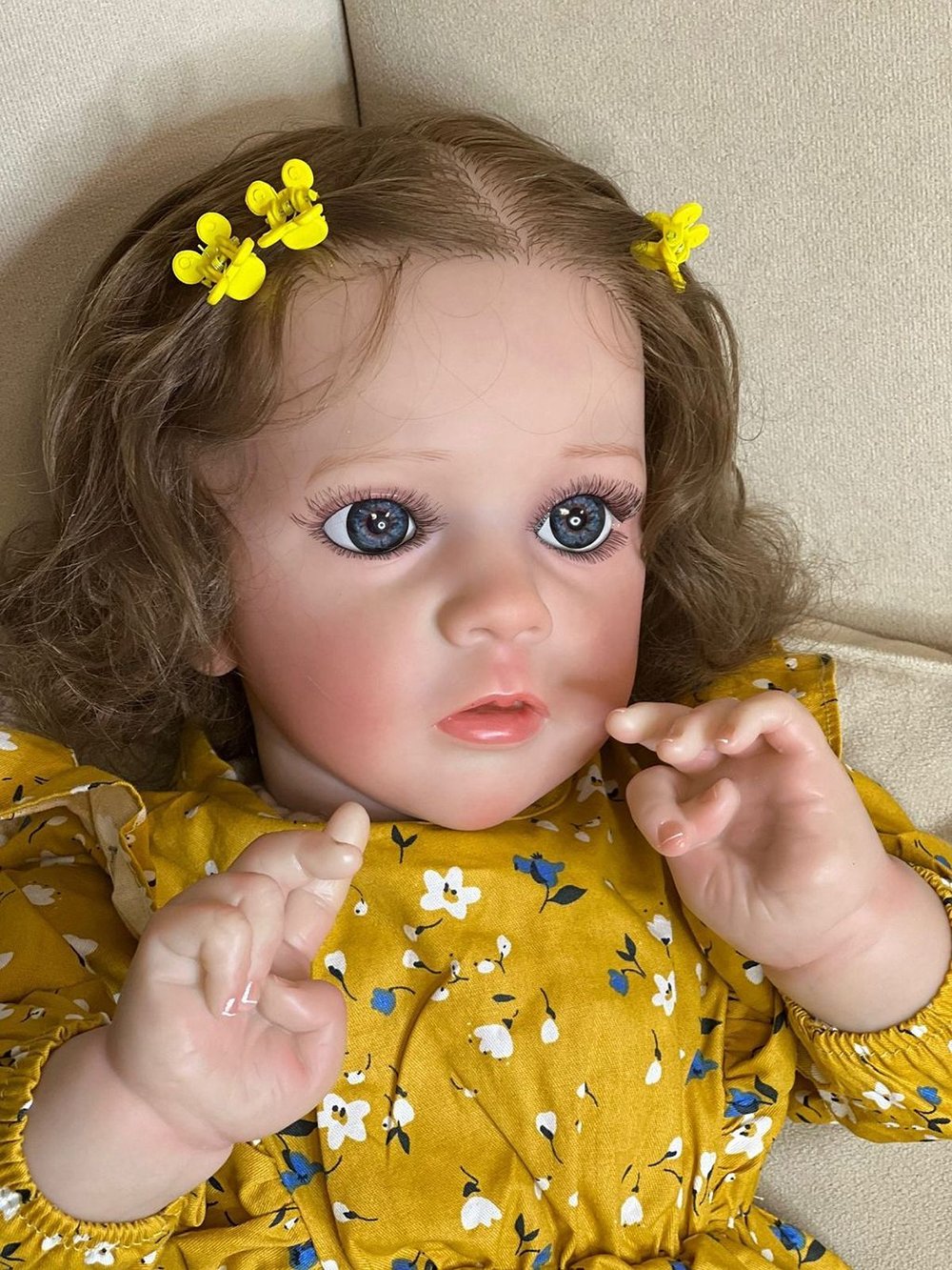 Кукла Реборн мягконабивная 60см в пакете (FA-507)