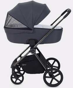 Детская коляска Rant Teo Black Chrome 3 в 1 Graphite