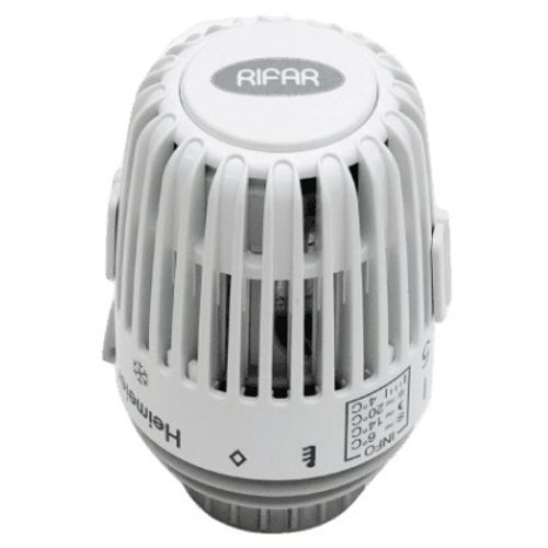 Термостатическая головка Rifar М30х1,5, белая, 6-28° (арт. At.01)