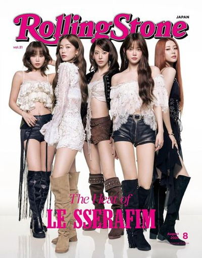 публикация Rolling Stone JAPAN - 2025.08 LE SSERAFIM