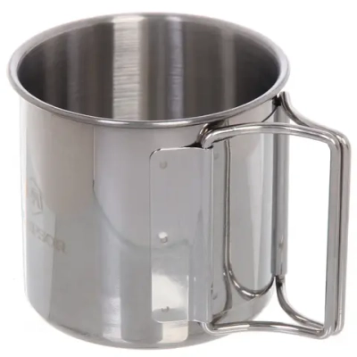 Кружка походная металлическая 200мл 7*7см