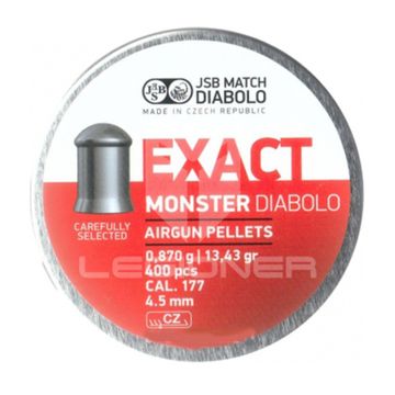 Пули для пневматики JSB Exact Monster Diabolo 0,87 4, 5мм