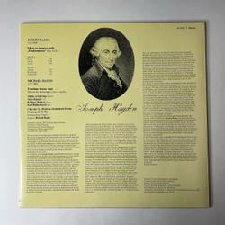 Винтажная виниловая пластинка LP Joseph Haydn Гайдн, Chor Der St. Hedwigskathedrale, Domkapelle Berlin, Roland Bader, Missa In Tempore Belli Paukenmesse (Германия 1980)