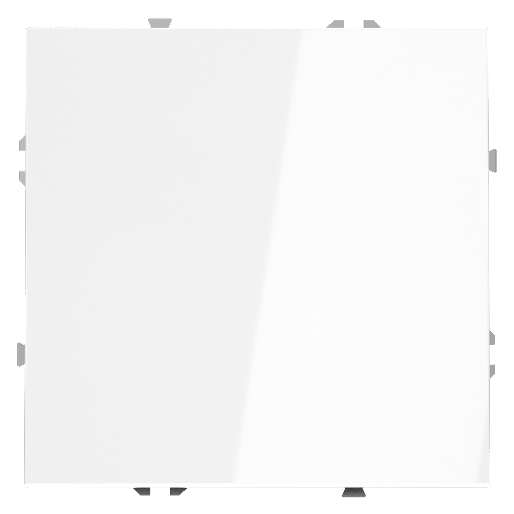 Выключатель с самовозвратом встраиваемый VOLTUM S70 одноклавишный 10А, (белый глянцевый)