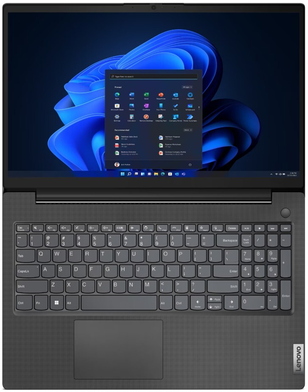 Ноутбук  Lenovo V15 G4 AMN 15.6 ", Ryzen 5, 8 Гб RAM, 256 Гб SSD, Radeon 610M, Черный