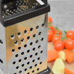 Терка 4-х гранная с пластиковой ручкой и контейнером 450мл, 11*8,5*27см