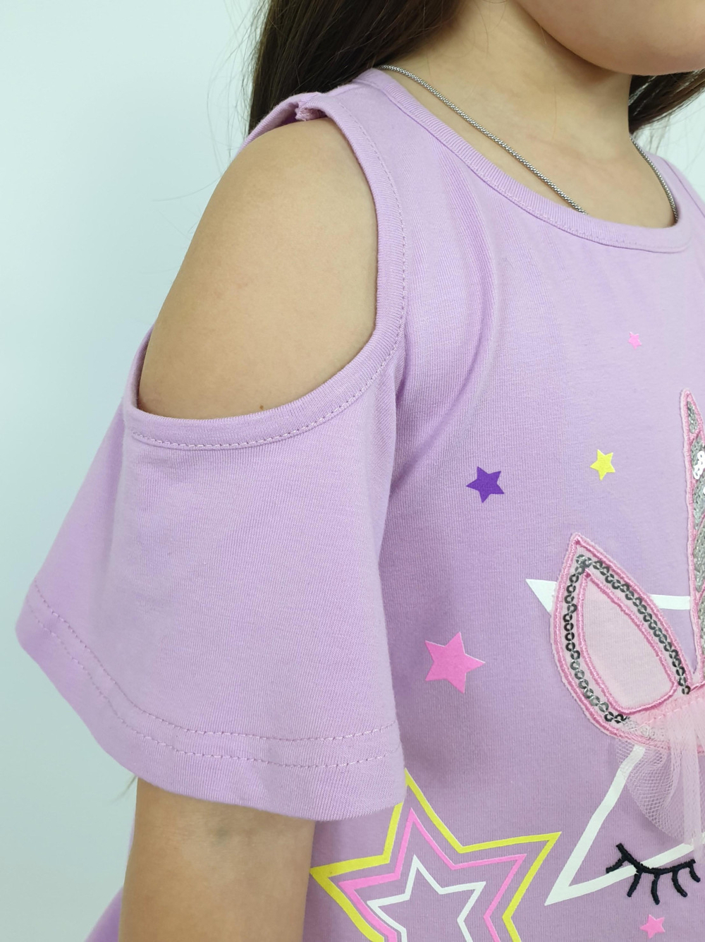 02-124-5 Комплект для девочки (футболка+ лосины)