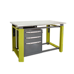 Усиленный верстак с 1 тумбой