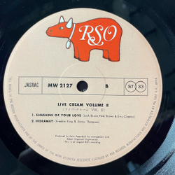 Винтажная виниловая пластинка LP Live Cream Volume II (Japan 1975) (No Obi) White Room