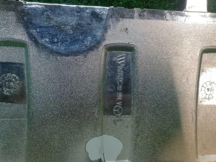 Накладка заднего бампера Mercedes M W166 2011-2015