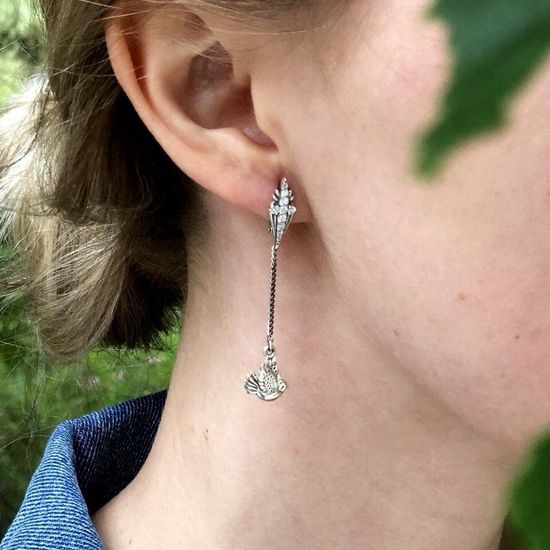 Серьги "Райские птички"_2