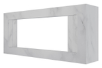 Каминокомплект Line 42 SFT White Marble (Разборный) - Белый мрамор с очагом Vision 42 LED