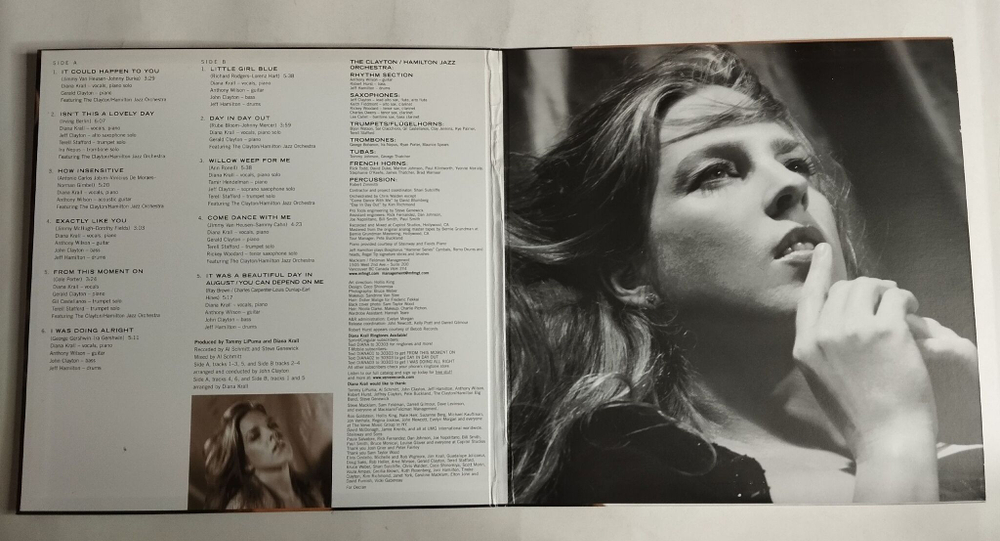 Винтажная виниловая пластинка LP Diana Krall From This Moment On (USA 2006) Classic Records