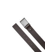 Кожаный ремень ADJ BEVELED PLAQUE 35MM Calvin Klein - коричневый(K50K510950)