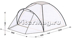 Палатка KingCamp Holiday 4